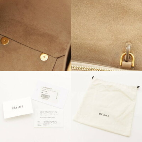 Celine Belt Bag Mini Handbag Taupe Beige - Picture 8 of 9